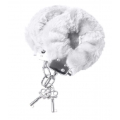 Наручники с белой меховой опушкой - ToyFa - купить с доставкой в Нижнекамске