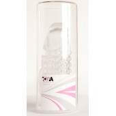 Гелевая прозрачная насадка с 2 отростками - 13 см. - Toyfa Basic - в Нижнекамске купить с доставкой