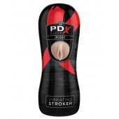 Мастурбатор-вагина Vibrating Pussy Stroker с вибрацией - Pipedream - в Нижнекамске купить с доставкой