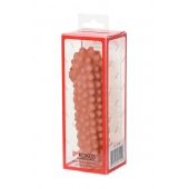 Телесная насадка на фаллос с бугорками KOKOS Extreme Sleeve 10 - 15,8 см. - KOKOS - в Нижнекамске купить с доставкой