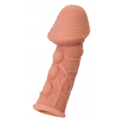 Насадка на фаллос с пузыриками, венками и ребристостью KOKOS Extreme Sleeve 09 - 12,7 см. - KOKOS - в Нижнекамске купить с доставкой