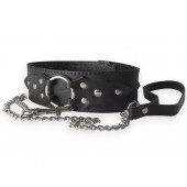 Широкий кожаный ошейник в готическом стиле - Sitabella - купить с доставкой в Нижнекамске