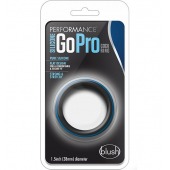 Черно-синее эрекционное кольцо Silicone Go Pro Cock Ring - Blush Novelties - в Нижнекамске купить с доставкой