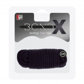 Черная веревка для связывания BONDX LOVE ROPE - 10 м. - Dream Toys - купить с доставкой в Нижнекамске