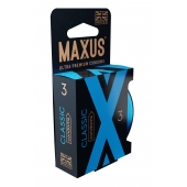 Классические презервативы в железном кейсе MAXUS Classic - 3 шт. - Maxus - купить с доставкой в Нижнекамске