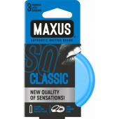 Классические презервативы в железном кейсе MAXUS Classic - 3 шт. - Maxus - купить с доставкой в Нижнекамске