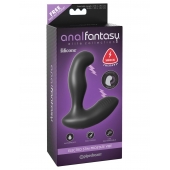 Черный массажер простаты Electro Stim Prostate Vibe с электростимуляцией - 13,3 см. - Pipedream - купить с доставкой в Нижнекамске