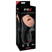 Мастурбатор-ротик Deep Throat Vibrating Stroker - Pipedream - в Нижнекамске купить с доставкой