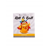 Стимулирующий презерватив-насадка Roll   Ball Banana - Sitabella - купить с доставкой в Нижнекамске