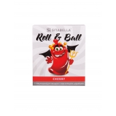 Стимулирующий презерватив-насадка Roll   Ball Cherry - Sitabella - купить с доставкой в Нижнекамске