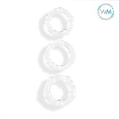 Набор из 3 прозрачных эрекционных колечек - Erowoman-Eroman - в Нижнекамске купить с доставкой