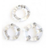 Набор из 3 прозрачных эрекционных колечек - Erowoman-Eroman - в Нижнекамске купить с доставкой