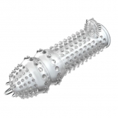 Закрытая прозрачная насадка Crystal sleeve - 14,2 см. - Erowoman-Eroman - в Нижнекамске купить с доставкой