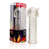 Закрытая прозрачная насадка на пенис Crystal Sleeve Faraon - 13,5 см. - Erowoman-Eroman - в Нижнекамске купить с доставкой
