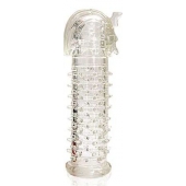 Закрытая прозрачная насадка на пенис Crystal Sleeve Faraon - 13,5 см. - Erowoman-Eroman - в Нижнекамске купить с доставкой