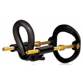 Черный экстендер-растяжитель пениса - Sex Expert - в Нижнекамске купить с доставкой