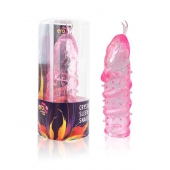 Закрытая рельефная насадка Crystal sleeve snakes в виде змеи с усиками - 14 см. - Erowoman-Eroman - в Нижнекамске купить с доставкой
