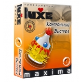 Презерватив LUXE Maxima  Контрольный Выстрел  - 1 шт. - Luxe - купить с доставкой в Нижнекамске
