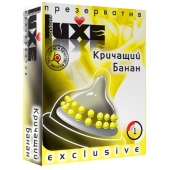 Презерватив LUXE  Exclusive  Кричащий банан  - 1 шт. - Luxe - купить с доставкой в Нижнекамске