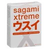 Ультратонкие презервативы Sagami Xtreme SUPERTHIN - 3 шт. - Sagami - купить с доставкой в Нижнекамске
