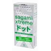 Презервативы Sagami Xtreme Type-E с точками - 10 шт. - Sagami - купить с доставкой в Нижнекамске
