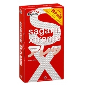 Утолщенные презервативы Sagami Xtreme Feel Long с точками - 10 шт. - Sagami - купить с доставкой в Нижнекамске