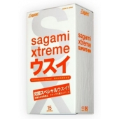 Ультратонкие презервативы Sagami Xtreme SUPERTHIN - 15 шт. - Sagami - купить с доставкой в Нижнекамске