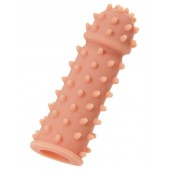 Телесная реалистичная насадка KOKOS Extreme Sleeve 03 с дополнительной стимуляцией - 12,7 см. - KOKOS - в Нижнекамске купить с доставкой