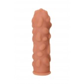 Телесная реалистичная насадка KOKOS Extreme Sleeve 11 с дополнительной стимуляцией - 12,7 см. - KOKOS - в Нижнекамске купить с доставкой