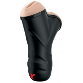 Мастурбатор в колбе с двумя тоннелями Double Penetration Vibrating Stroker - Pipedream - в Нижнекамске купить с доставкой