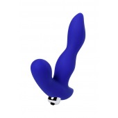 Синий силиконовый вибростимулятор простаты Stroman - 14,5 см. - ToyFa - в Нижнекамске купить с доставкой