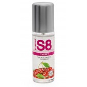 Смазка на водной основе S8 Flavored Lube со вкусом вишни - 125 мл. - Stimul8 - купить с доставкой в Нижнекамске