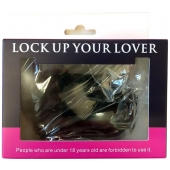 Черные меховые наручники Love с ключиками - Baile - купить с доставкой в Нижнекамске