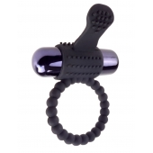 Черное эрекционное виброкольцо Vibrating Silicone Super Ring - Pipedream - в Нижнекамске купить с доставкой