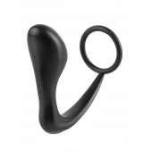 Эрекционное кольцо с анальной пробкой Ass-Gasm Cockring Plug - Pipedream - в Нижнекамске купить с доставкой