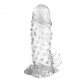 Насадка удлинитель с пупырышками и усиками - 13 см. - Baile - в Нижнекамске купить с доставкой