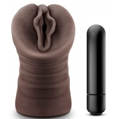 Коричневый мастурбатор-вагина Alexis - Blush Novelties - в Нижнекамске купить с доставкой
