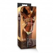 Коричневый мастурбатор-ротик Heather - Blush Novelties - в Нижнекамске купить с доставкой