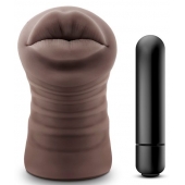 Коричневый мастурбатор-ротик Renee - Blush Novelties - в Нижнекамске купить с доставкой