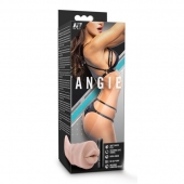 Телесный мастурбатор-ротик Angie - Blush Novelties - в Нижнекамске купить с доставкой