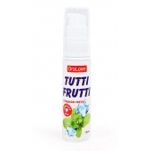 Гель-смазка Tutti-frutti со вкусом сладкой мяты - 30 гр. - Биоритм - купить с доставкой в Нижнекамске