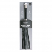 Черная плеть Easytoys Flogger With Metal Grip - 38 см. - Easy toys - купить с доставкой в Нижнекамске