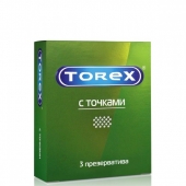 Текстурированные презервативы Torex  С точками  - 3 шт. - Torex - купить с доставкой в Нижнекамске