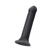 Черный фаллос на присоске Silicone Bendable Dildo XL - 20 см. - Strap-on-me - купить с доставкой в Нижнекамске