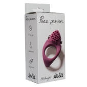 Бордовое эрекционное виброкольцо Pure Passion Midnight - Lola Games - в Нижнекамске купить с доставкой