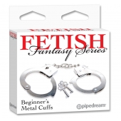 Металлические наручники Beginner s Metal Cuffs - Pipedream - купить с доставкой в Нижнекамске