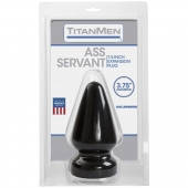 Большая анальная пробка Titanmen Tools Butt Plug 3.75  Diameter Ass Servant - 19 см. - Doc Johnson