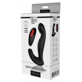 Черный вибромассажер простаты SWIRLING P-PLEASER - Dream Toys - в Нижнекамске купить с доставкой