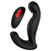 Черный вибромассажер простаты SWIRLING P-PLEASER - Dream Toys - в Нижнекамске купить с доставкой