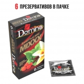 Ароматизированные презервативы DOMINO  Ароматный микс  - 6 шт. - Domino - купить с доставкой в Нижнекамске